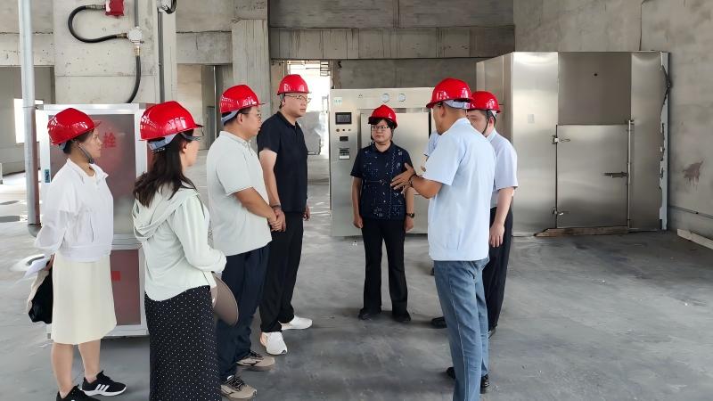 龙晓娣调研沫河口化工园区重点项目建设情况